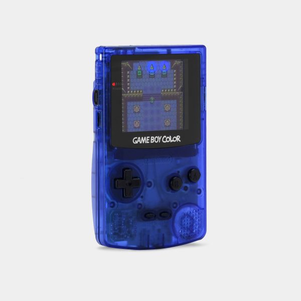 Nintendo Game Boy Color Translucent Blue Game Console With Backlit Screen Online - Image 5