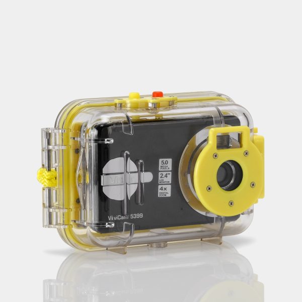 Vivitar ViviCam 5399 Point and Shoot Digital Camera with Waterproof Case on Sale - Image 3