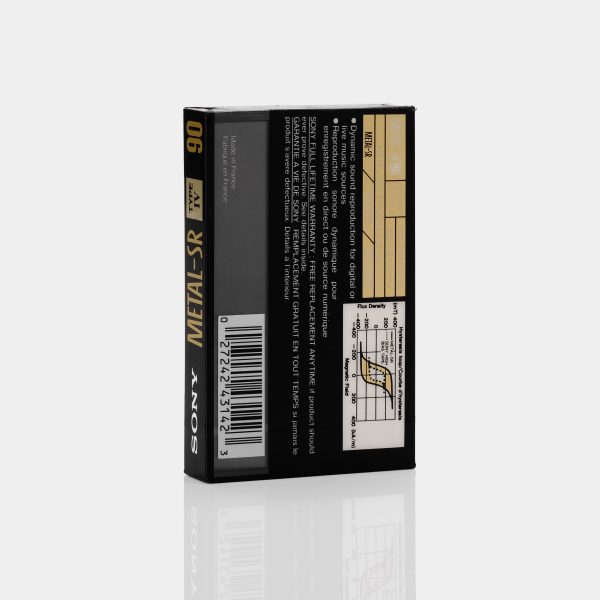 Sony Metal-SR Type IV 90 Min Blank Cassette Tape Fashion - Image 2