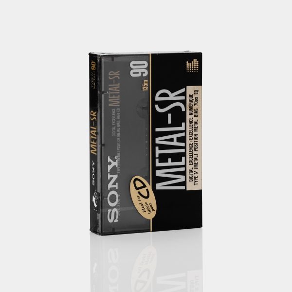 Sony Metal-SR Type IV 90 Min Blank Cassette Tape Fashion